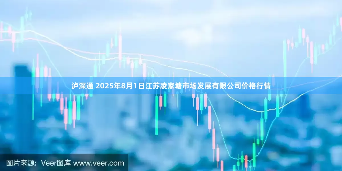 泸深通 2025年8月1日江苏凌家塘市场发展有限公司价格行情